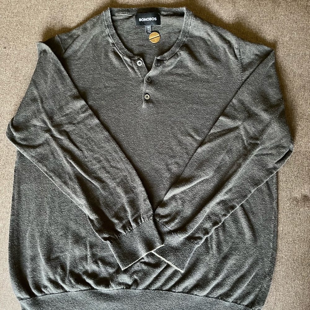 Bonobos long sleeve button shirt size Large